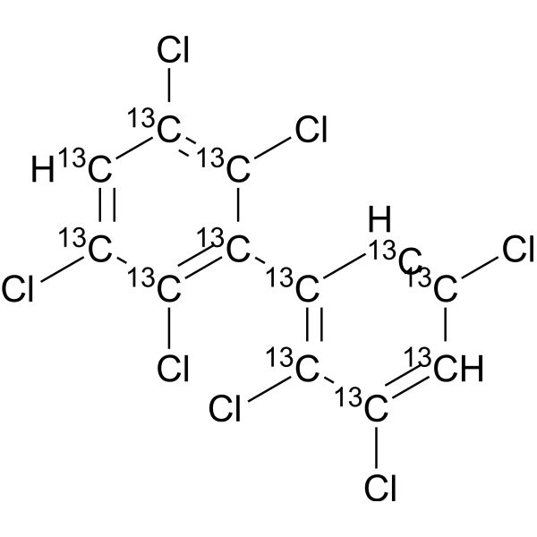 2,2′,3,3′,5,5′,6-Heptachloro biphenyl-13C12 232919-67-4